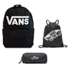 Vans New Skool 18 l Backpack black VN000628BLK1 + Vans Benched Bag + Vans OTW Pencil Pouch