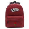 Vans Realm Backpack Red Batoh - VN0A3UI6J511 Custom rose