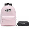 Vans Realm Cradle Pink  backpack VN0A3UI6V1C1 + Pencil Pouch