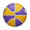 Wilson NBA Retro Los Angeles Lakers Mini Outdoor Basketball - WTB3200XBLAL